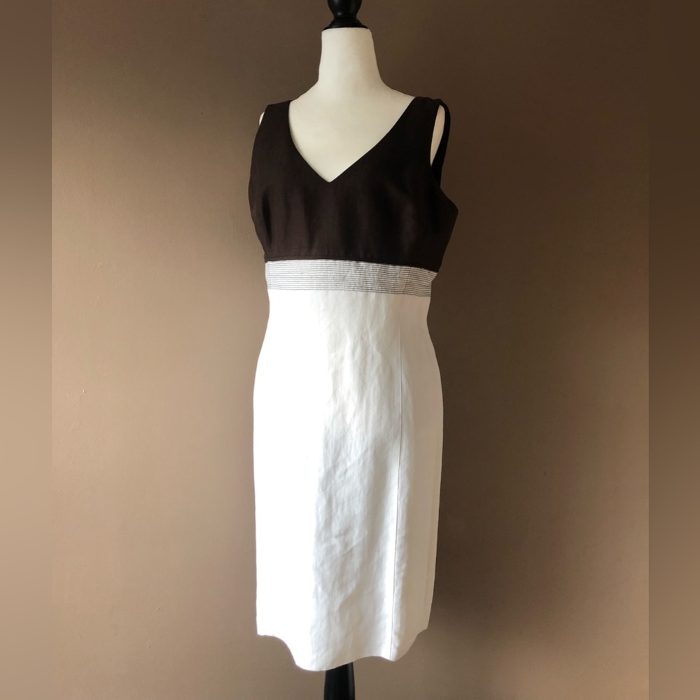 LOFT linen blend dress